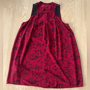 BCBG Generation | Red Floral Dress | Large